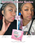 Butterfly Lash Cluster Set